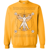 Sweatshirts Gold / Small Vitruvian Aang (1) Crewneck Sweatshirt