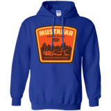 Sweatshirts Royal / Small Volcanic Hiking Trails Pullover Hoodie