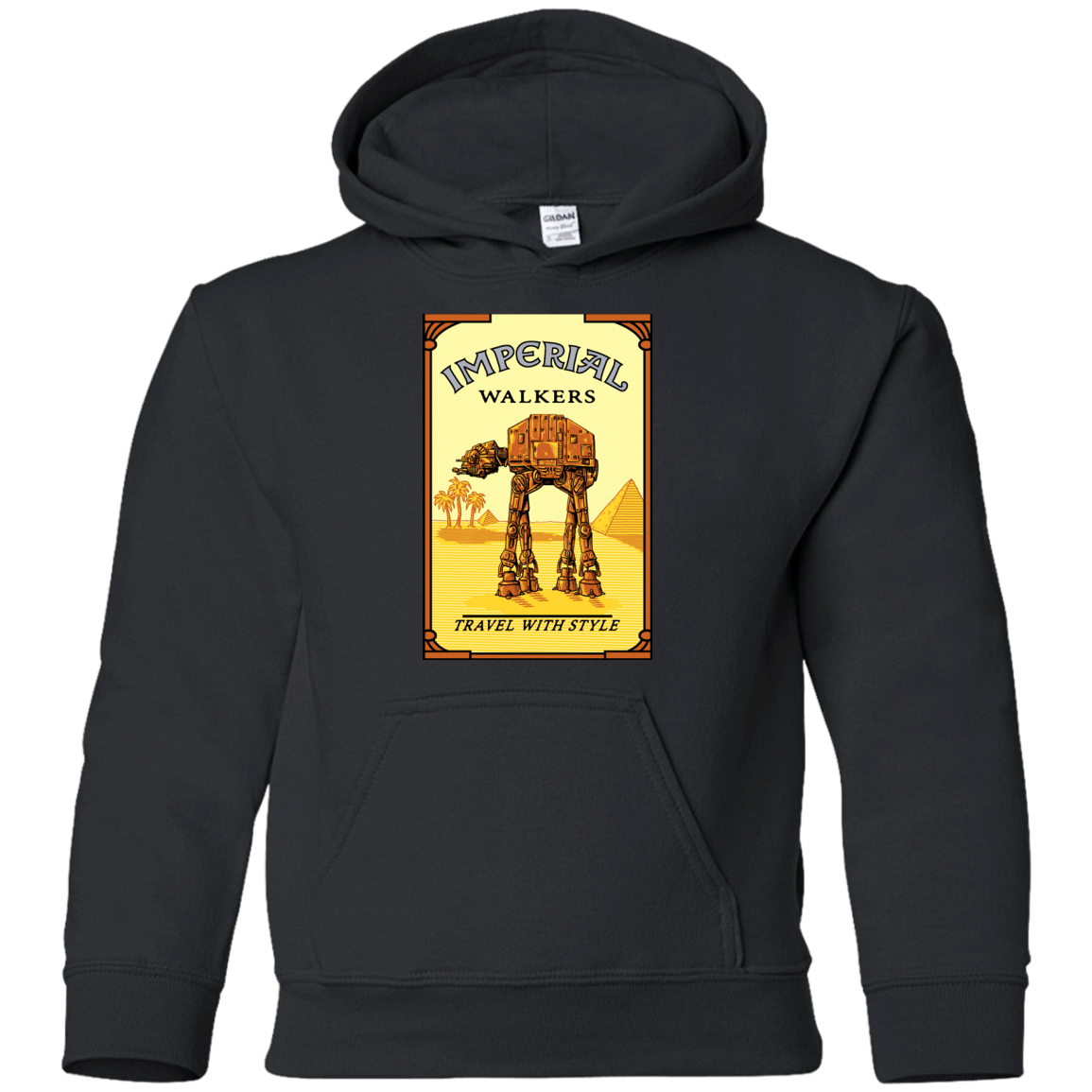 Sweatshirts Black / YS Walk Like An Egyptian Youth Hoodie