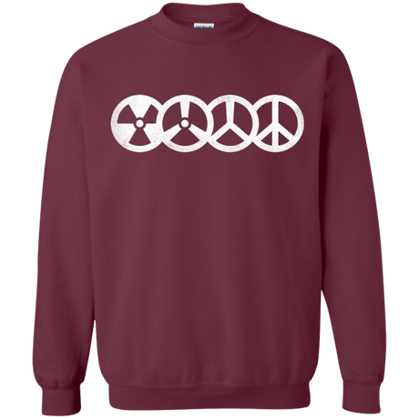 Sweatshirts Maroon / S War and Peace Crewneck Sweatshirt