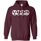 Sweatshirts Maroon / S War and Peace Pullover Hoodie