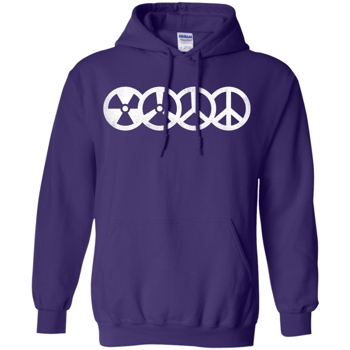 Sweatshirts Purple / S War and Peace Pullover Hoodie