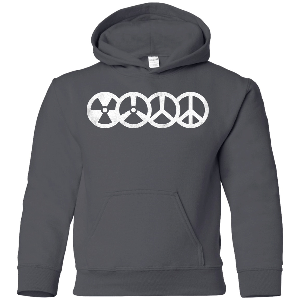 Sweatshirts Charcoal / YS War and Peace Youth Hoodie