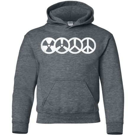 Sweatshirts Dark Heather / YS War and Peace Youth Hoodie