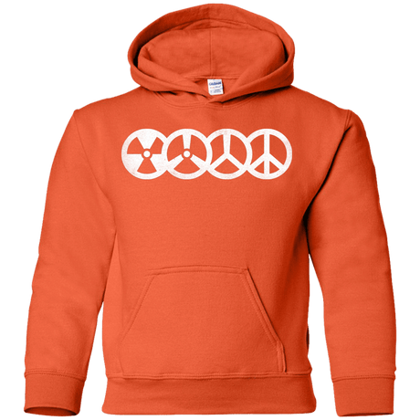 Sweatshirts Orange / YS War and Peace Youth Hoodie