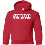 Sweatshirts Red / YS War and Peace Youth Hoodie