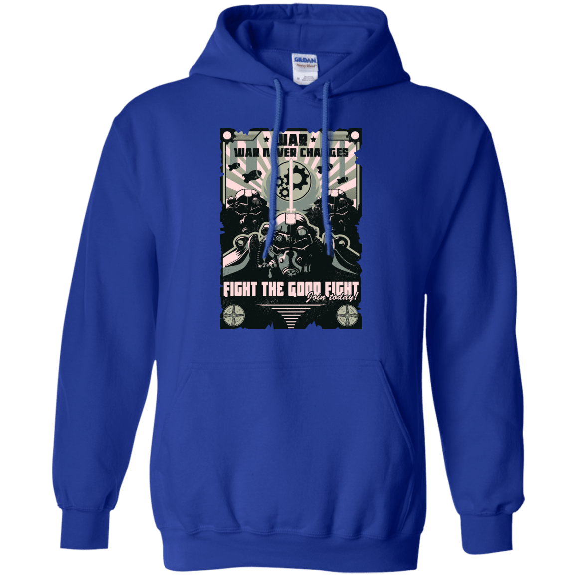 Sweatshirts Royal / Small War Never Changes Pullover Hoodie