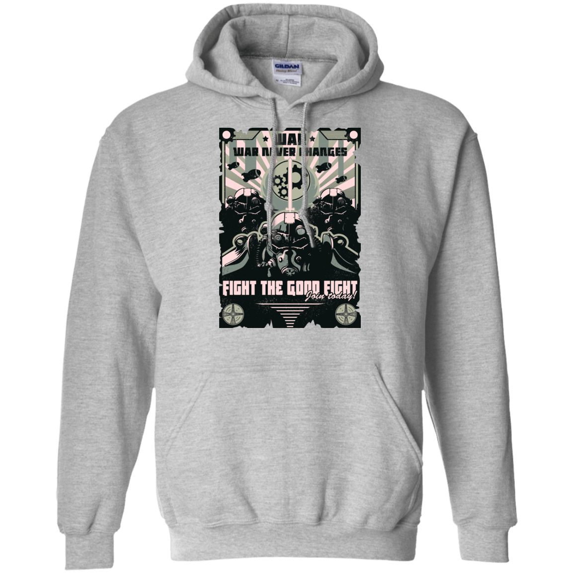 Sweatshirts Sport Grey / Small War Never Changes Pullover Hoodie