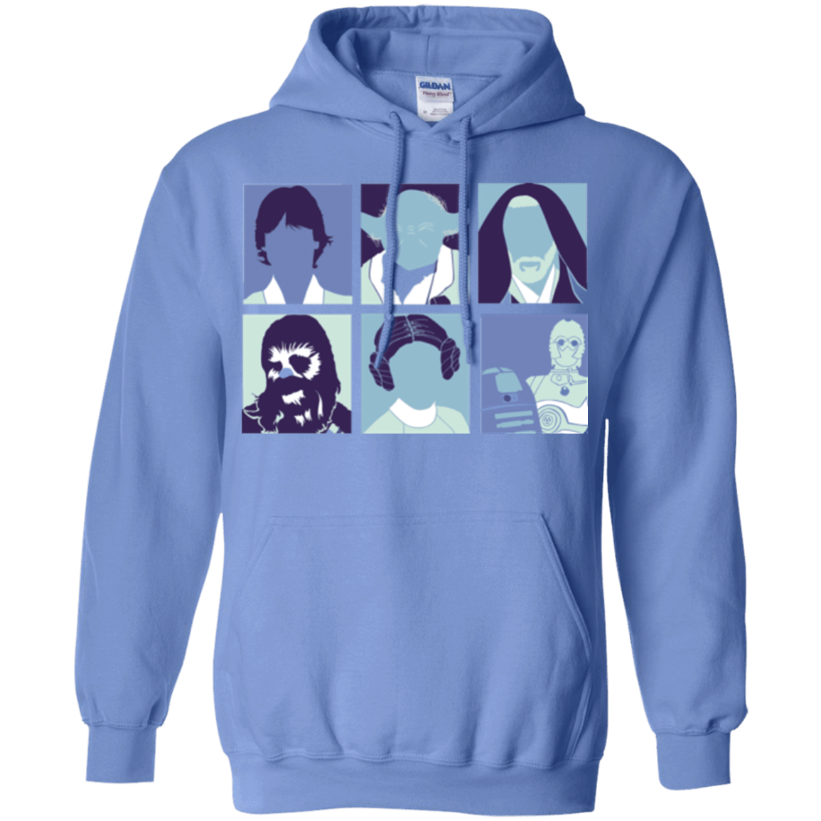 Sweatshirts Carolina Blue / Small Wars pop Pullover Hoodie