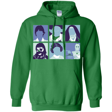 Sweatshirts Irish Green / Small Wars pop Pullover Hoodie