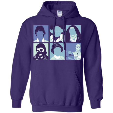 Sweatshirts Purple / Small Wars pop Pullover Hoodie