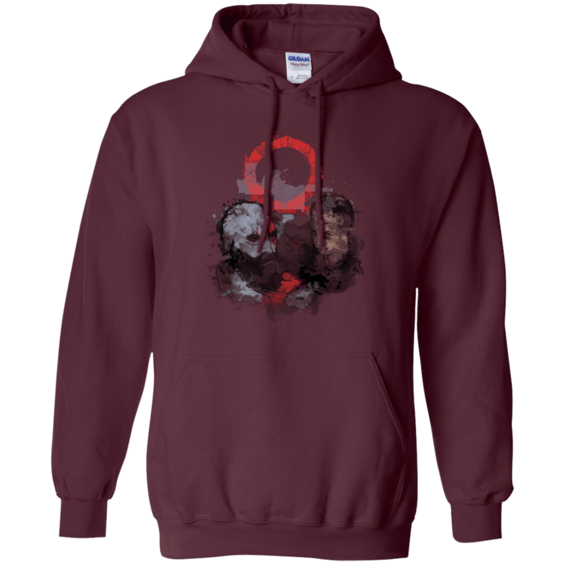Sweatshirts Maroon / S WARTER COLOR Pullover Hoodie