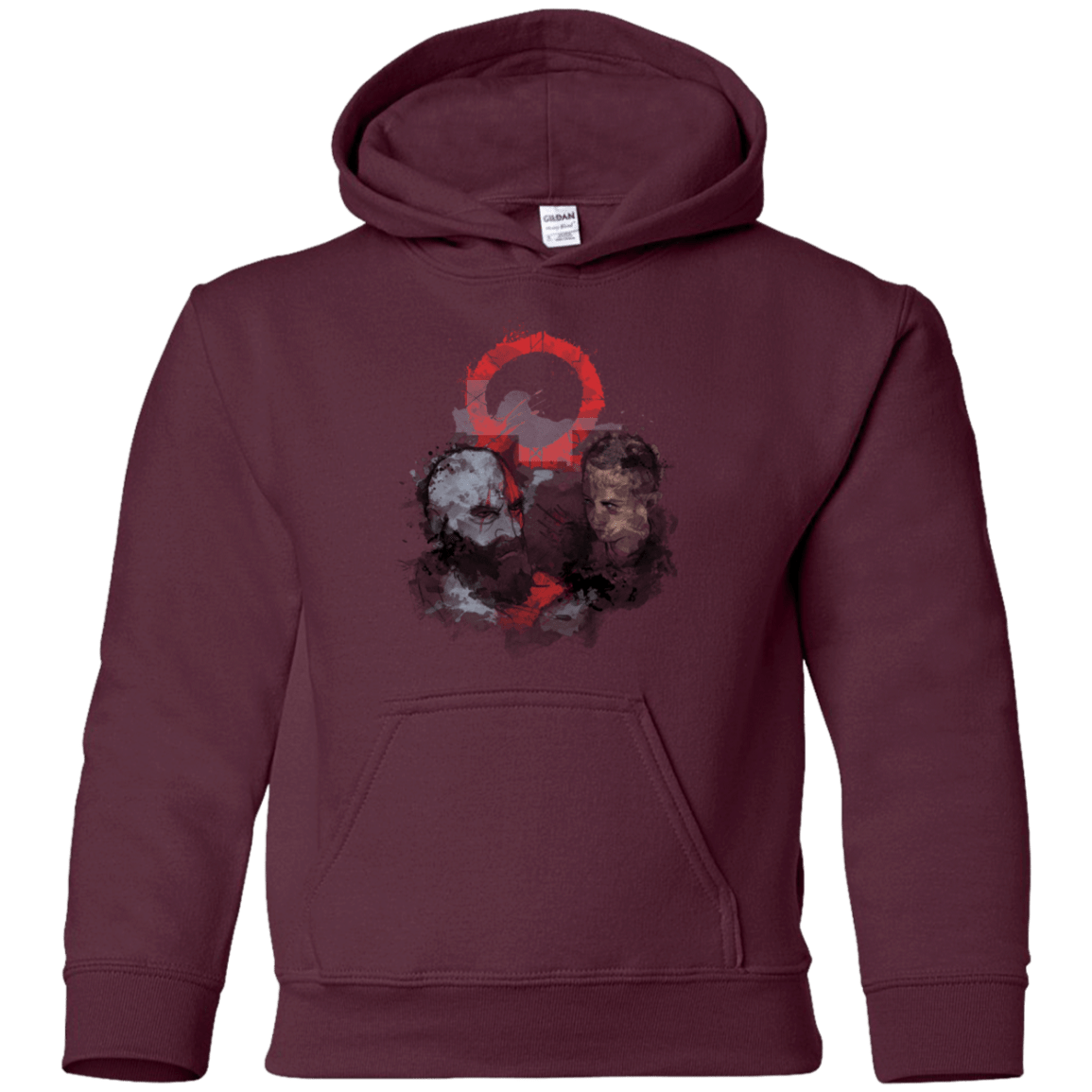 Sweatshirts Maroon / YS WARTER COLOR Youth Hoodie