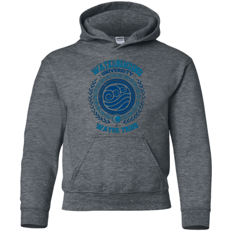 Sweatshirts Dark Heather / YS Waterbending University Youth Hoodie