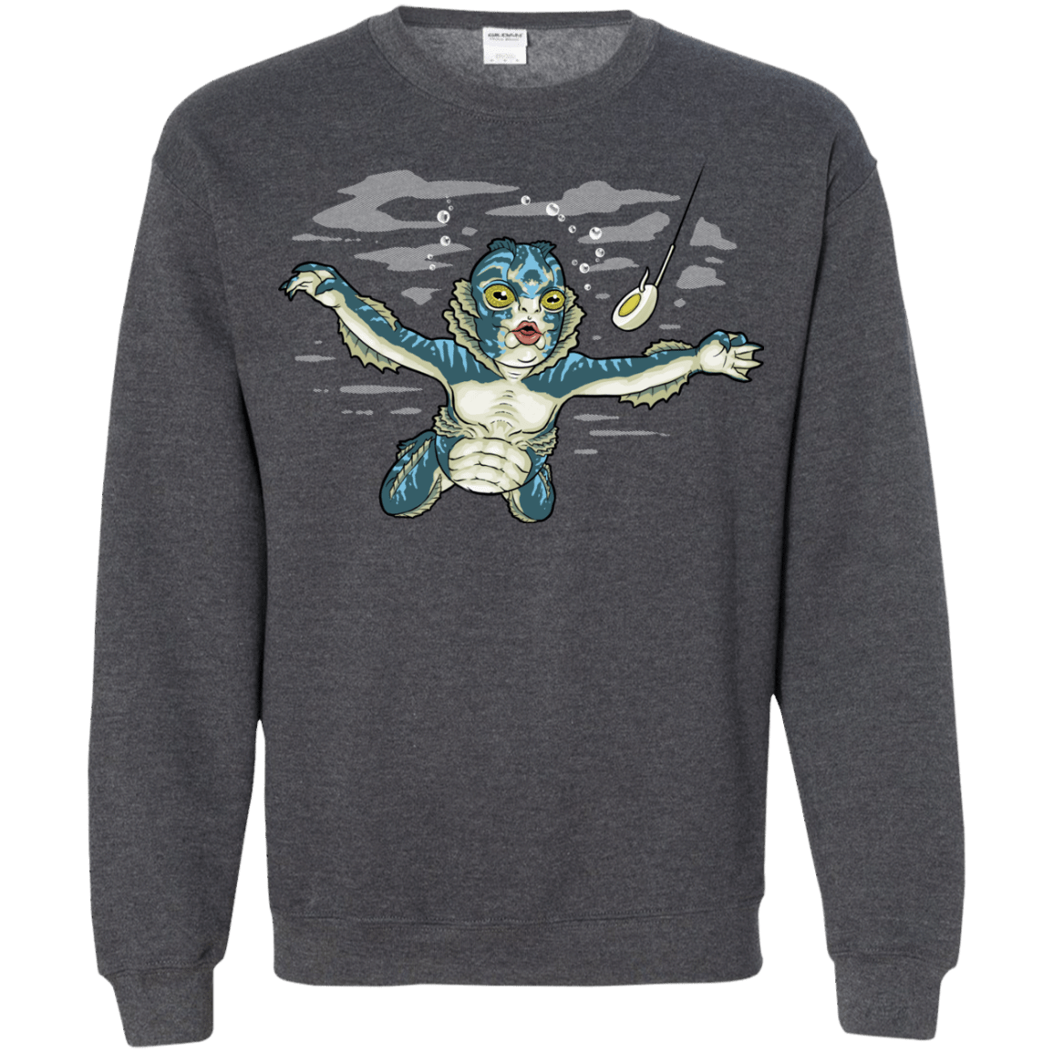Sweatshirts Dark Heather / S Watermind Crewneck Sweatshirt