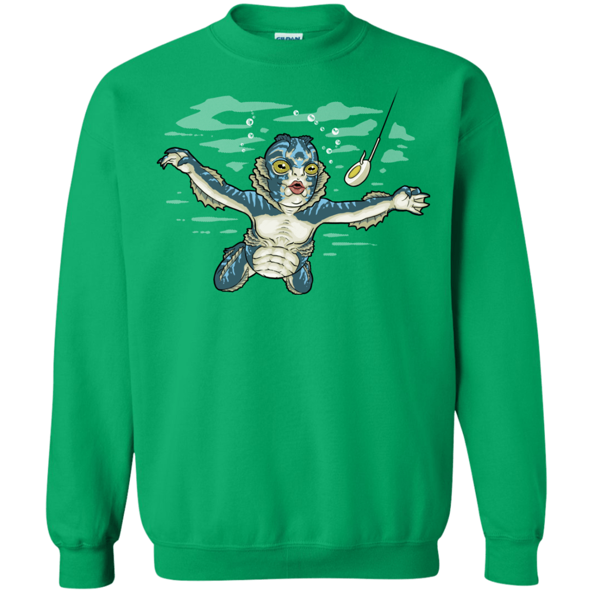 Sweatshirts Irish Green / S Watermind Crewneck Sweatshirt