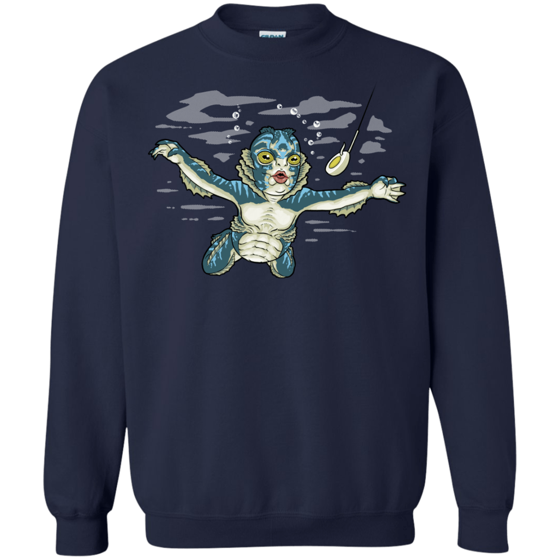 Sweatshirts Navy / S Watermind Crewneck Sweatshirt