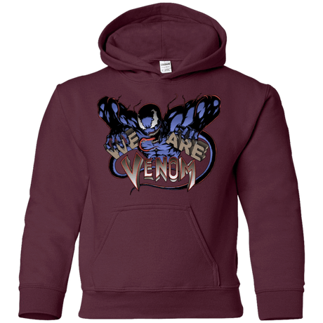 Sweatshirts Maroon / YS We Are Venom Youth Hoodie