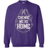 Sweatshirts Purple / Small We're Home Crewneck Sweatshirt