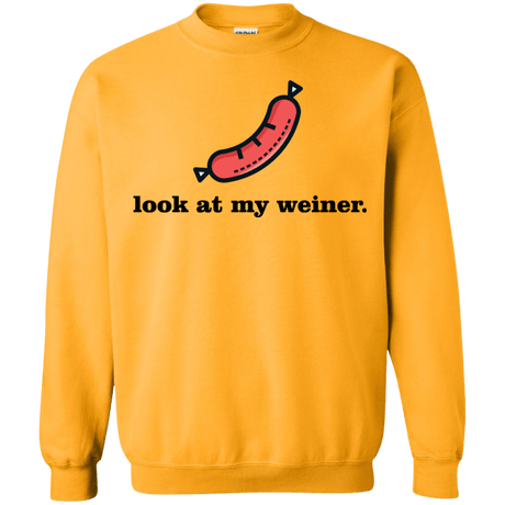 Sweatshirts Gold / Small Weiner Crewneck Sweatshirt