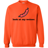 Sweatshirts Orange / Small Weiner Crewneck Sweatshirt
