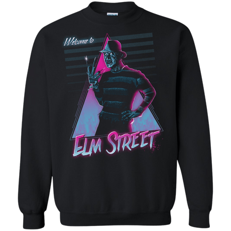 Sweatshirts Black / Small Welcome to Elm Street Crewneck Sweatshirt