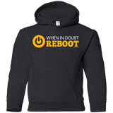 Sweatshirts Black / YS When In Doubt Reboot Youth Hoodie