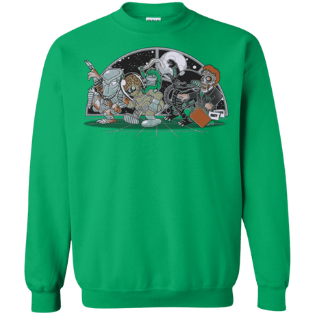 Sweatshirts Irish Green / Small Where The Nasty Aliens are Crewneck Sweatshirt