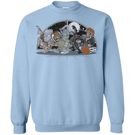 Sweatshirts Light Blue / Small Where The Nasty Aliens are Crewneck Sweatshirt