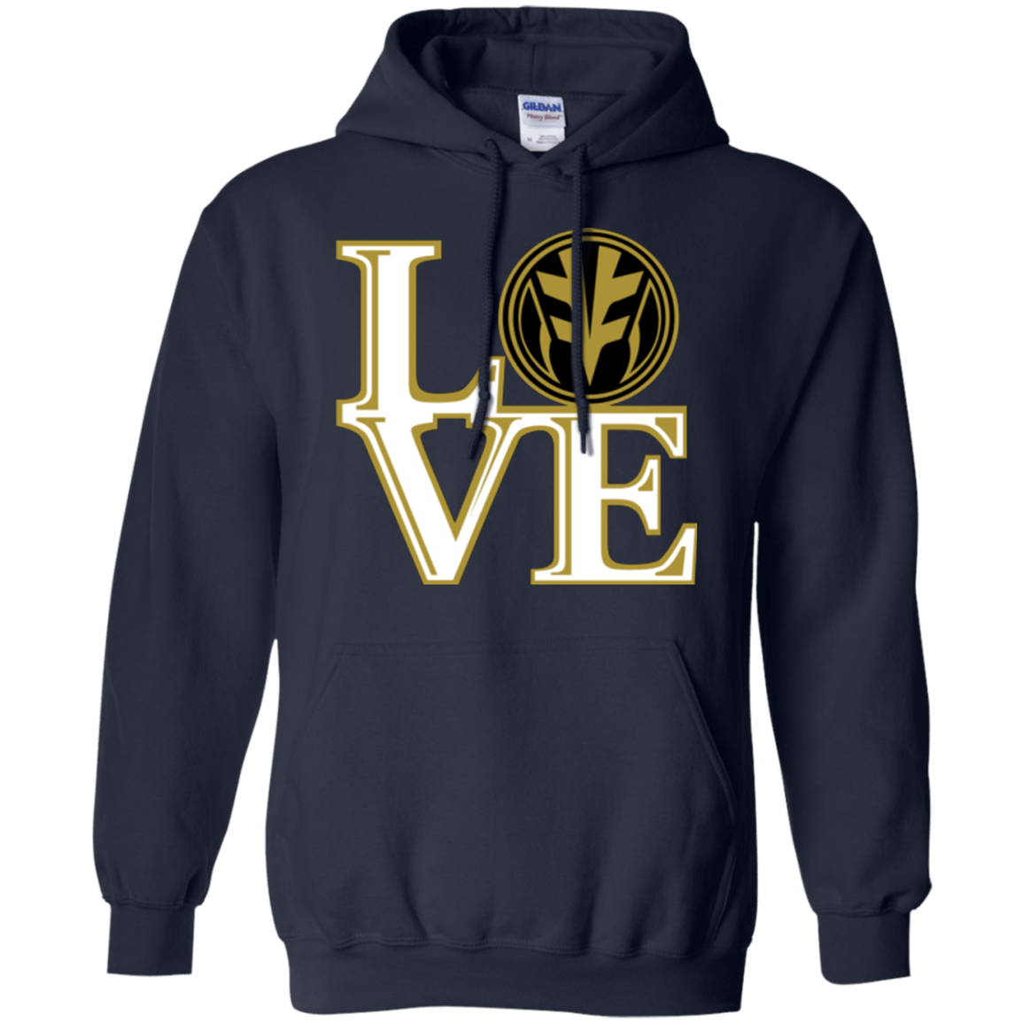 Sweatshirts Navy / Small White Ranger LOVE Pullover Hoodie