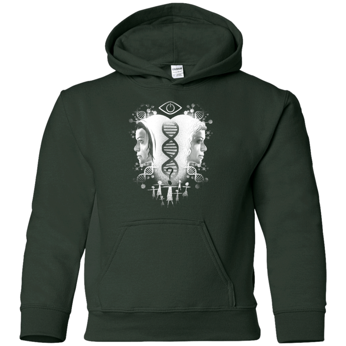 Sweatshirts Forest Green / YS Who Am I Youth Hoodie