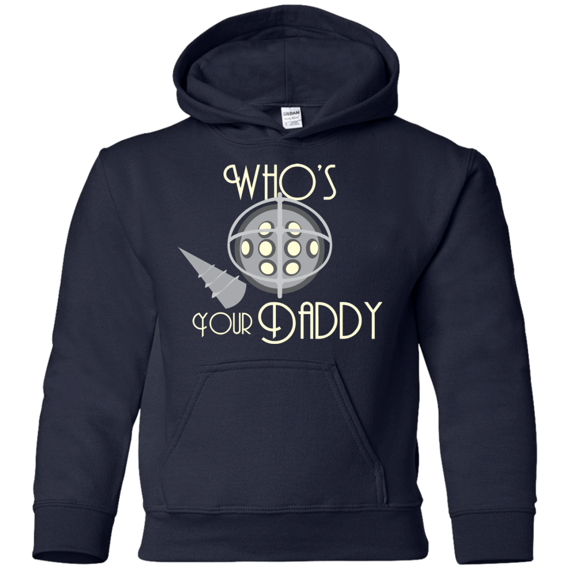 Sweatshirts Navy / YS Who's Your Daddy Youth Hoodie