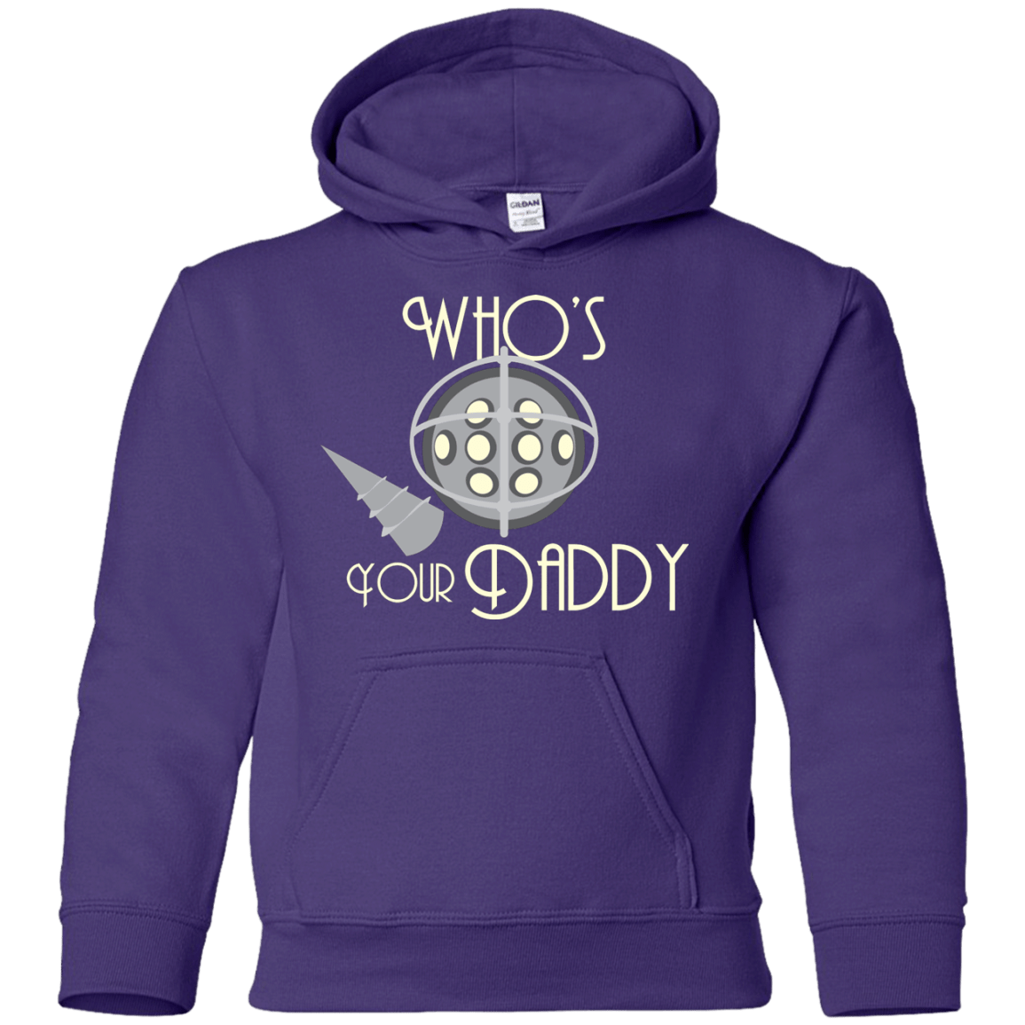 Sweatshirts Purple / YS Who's Your Daddy Youth Hoodie