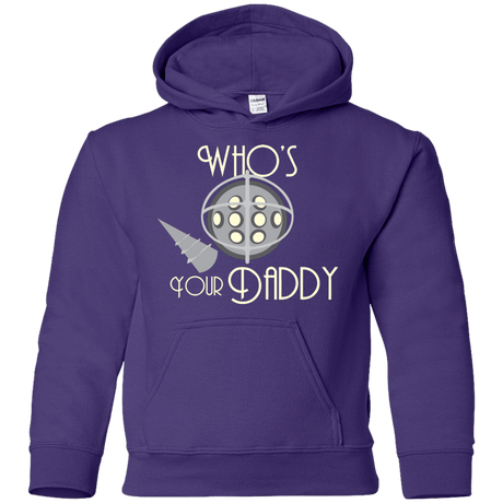 Sweatshirts Purple / YS Who's Your Daddy Youth Hoodie