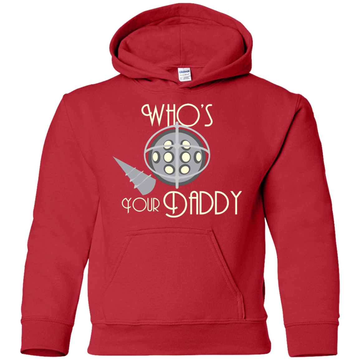Sweatshirts Red / YS Who's Your Daddy Youth Hoodie