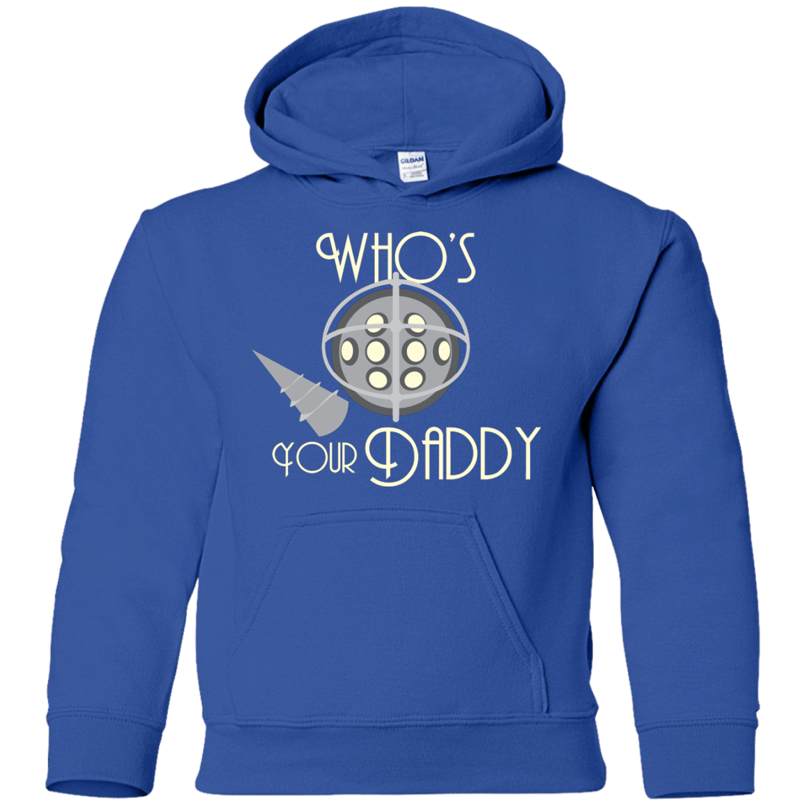 Sweatshirts Royal / YS Who's Your Daddy Youth Hoodie