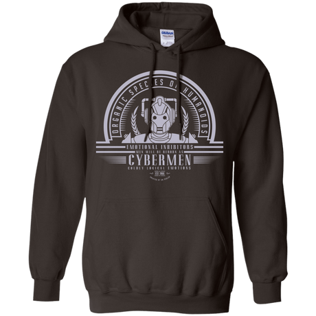 Sweatshirts Dark Chocolate / Small Who Villains Cybermen Pullover Hoodie