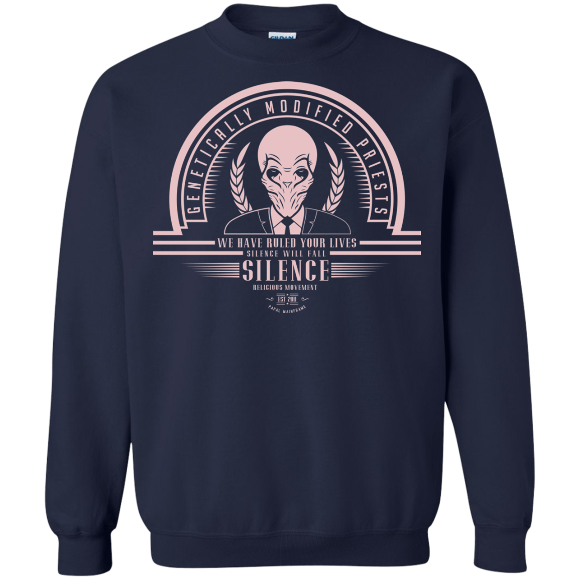 Sweatshirts Navy / Small Who Villains Silence Crewneck Sweatshirt