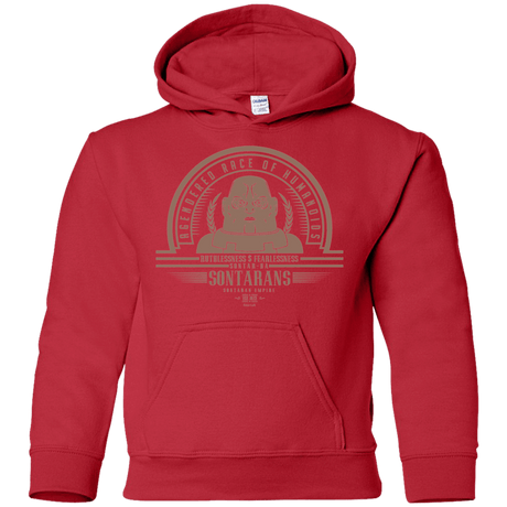 Sweatshirts Red / YS Who Villains Sontarans Youth Hoodie