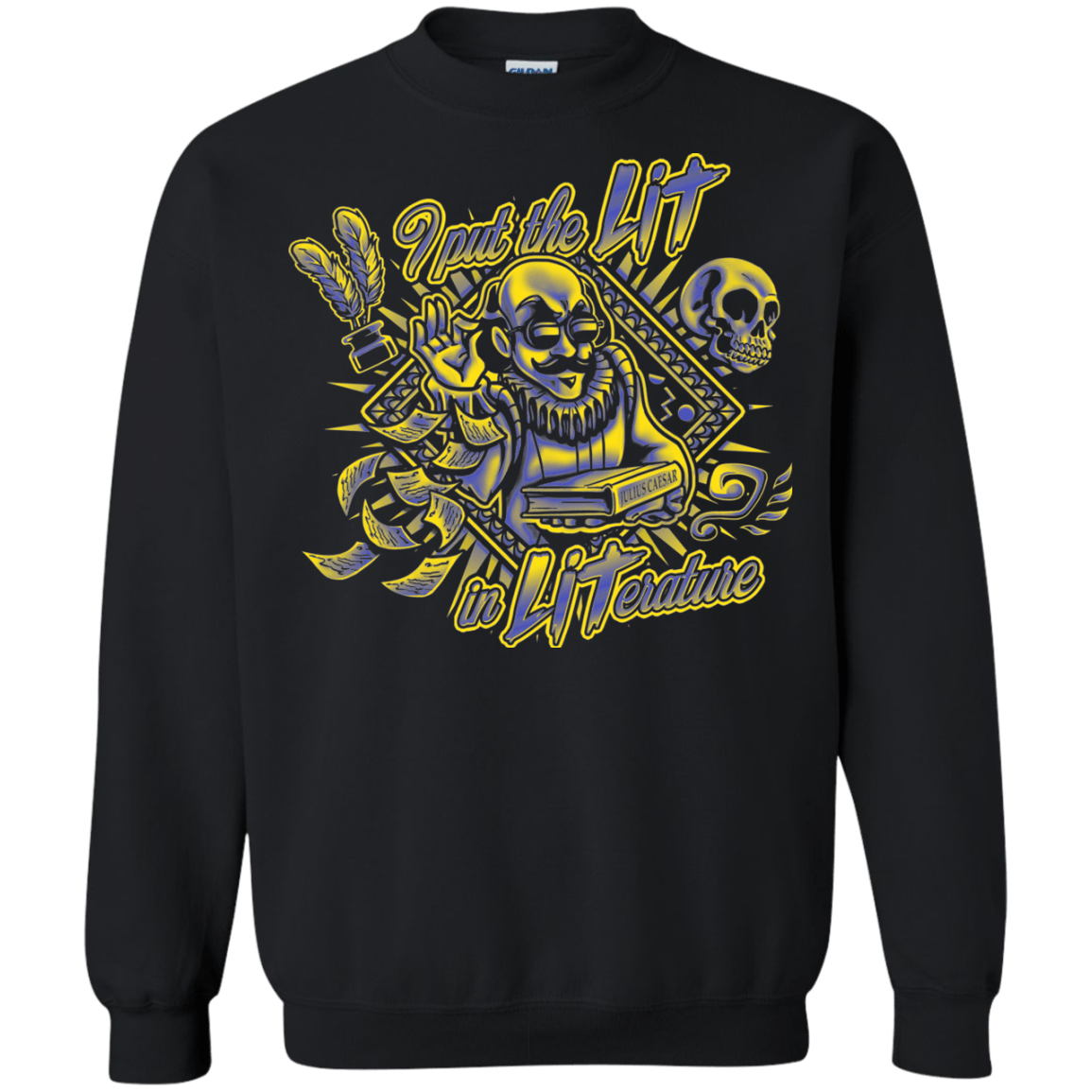 Sweatshirts Black / S William Shakespeare Lit in Literature Crewneck Sweatshirt