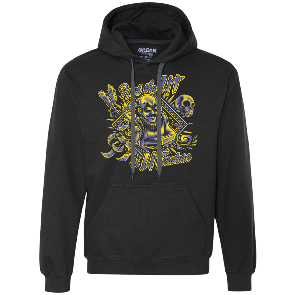 Sweatshirts Black / S William Shakespeare Lit in Literature Premium Fleece Hoodie