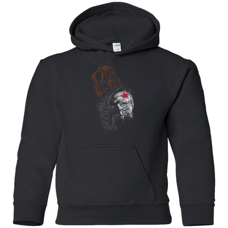 Sweatshirts Black / YS Winter Soldier Youth Hoodie