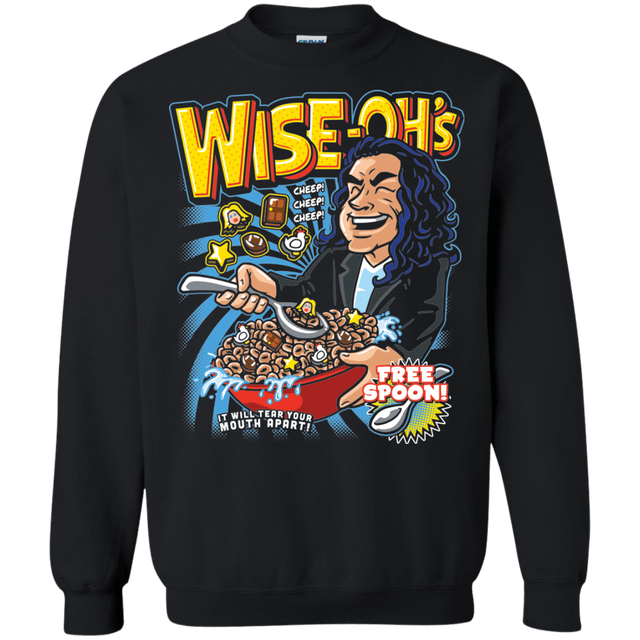 Sweatshirts Black / S Wise-Oh's Crewneck Sweatshirt