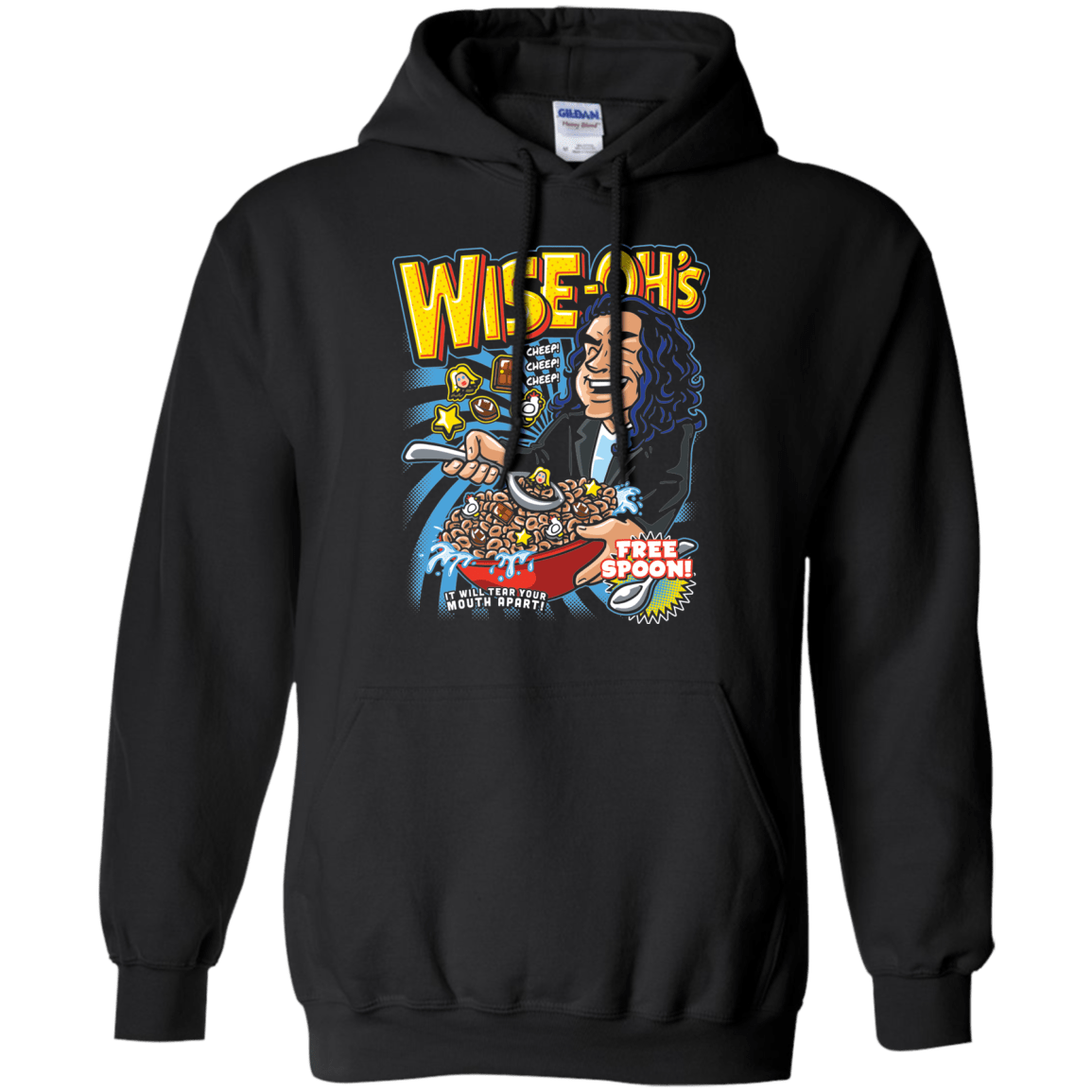 Sweatshirts Black / S Wise-Oh's Pullover Hoodie