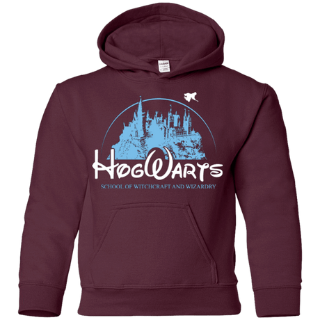 Sweatshirts Maroon / YS Wizneyland Youth Hoodie