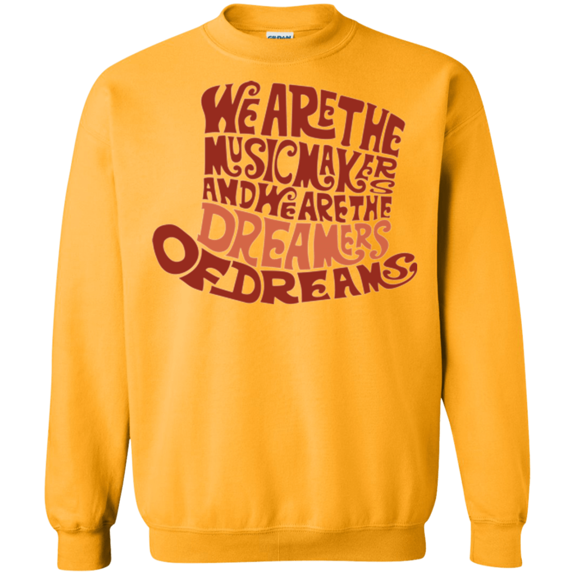 Sweatshirts Gold / Small Wonka Brown Crewneck Sweatshirt
