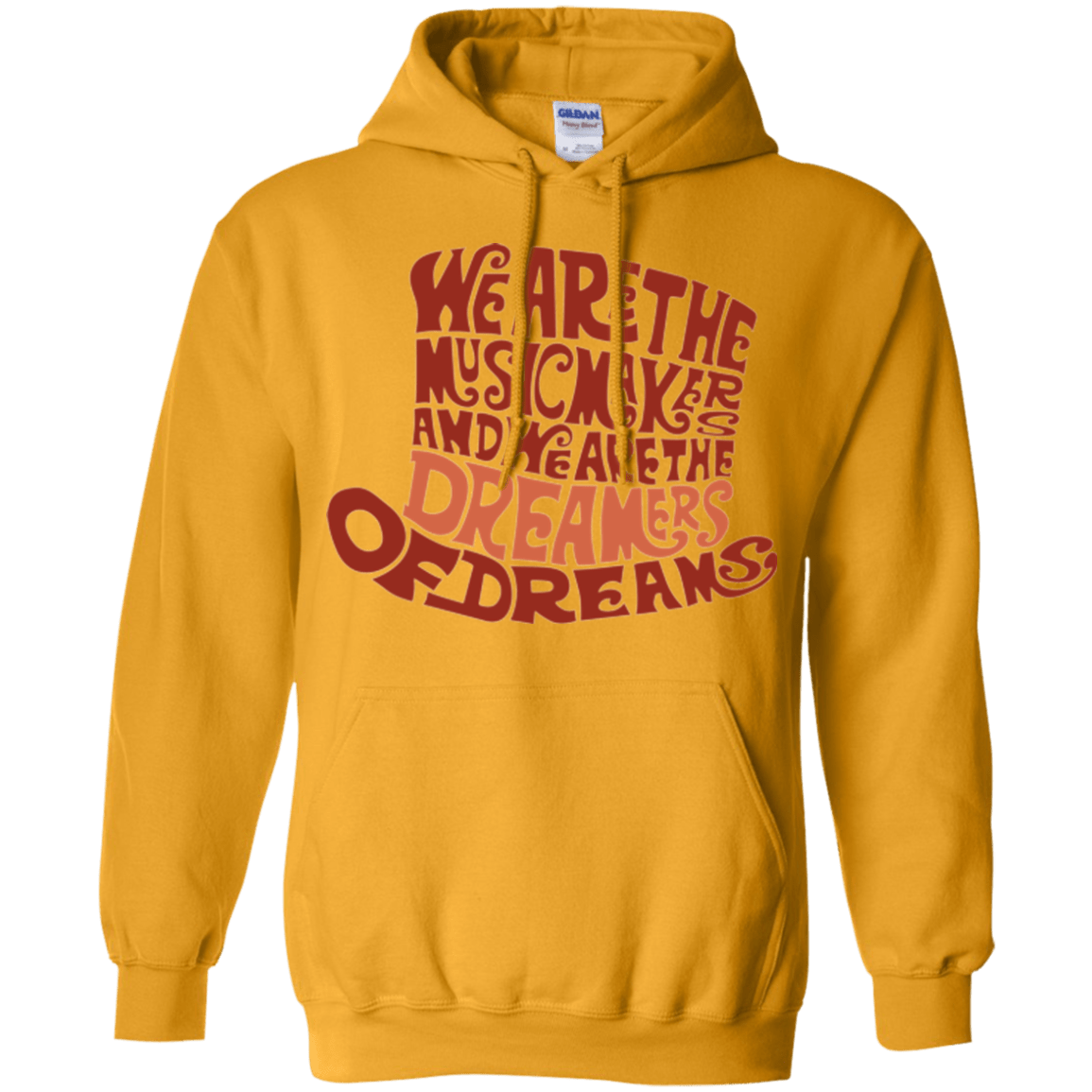 Sweatshirts Gold / Small Wonka Brown Pullover Hoodie