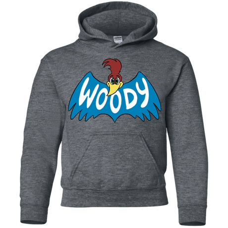 Sweatshirts Dark Heather / YS Woodpecker Youth Hoodie