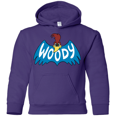 Sweatshirts Purple / YS Woodpecker Youth Hoodie