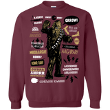 Sweatshirts Maroon / Small Wookie Famous Quotes Crewneck Sweatshirt